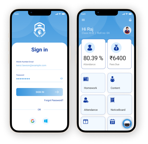 Login & Dashboard
